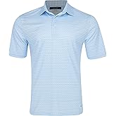 Greg Norman ML75 Recycled Microlux Houndstooth Stripe Cloud Shirt Men XXL