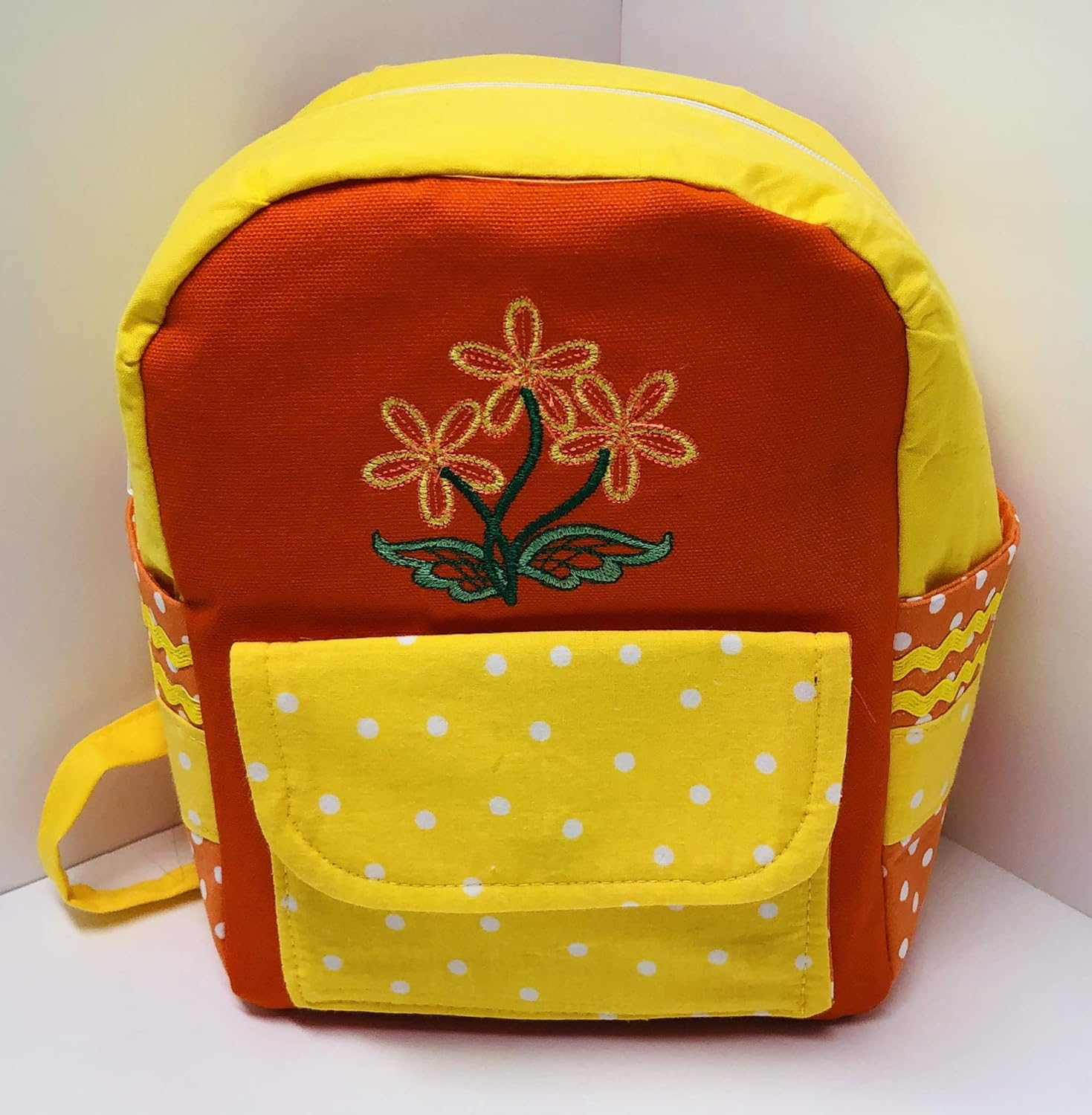 yellow mini backpack purse