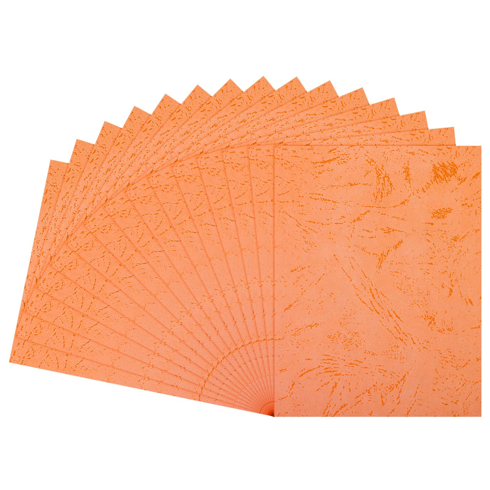 PATIKIL 12Mil Paper Binding Presentation Covers for A4 and Letter Size(8.5x11Inches) Paper, 100Pcs 180gsm Textured Bookbinding Paper for Business and Report, Orange
