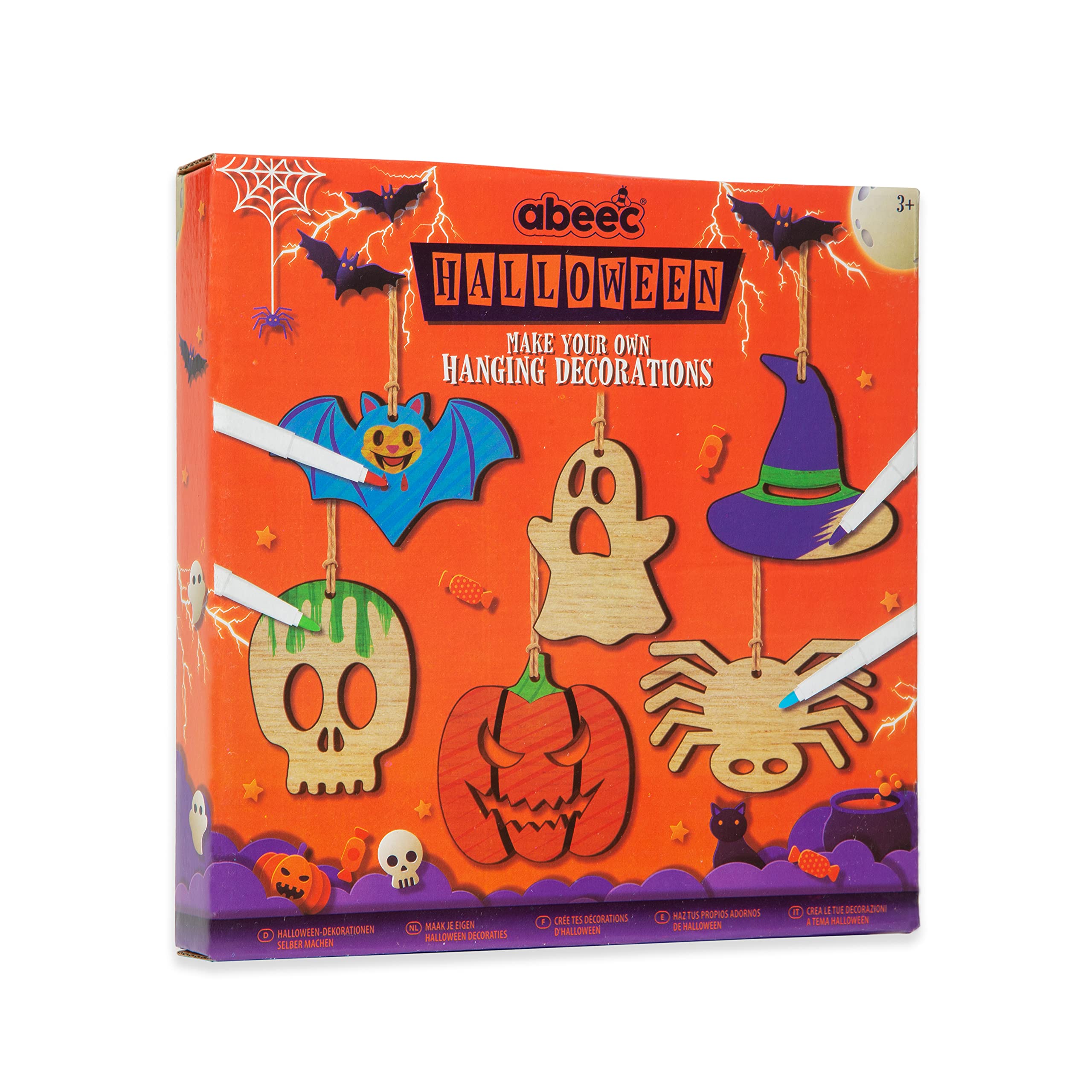 abeec Halloween Crafts for Kids | Make Your Own Decorations, Great Arts & Craft Activies for Children