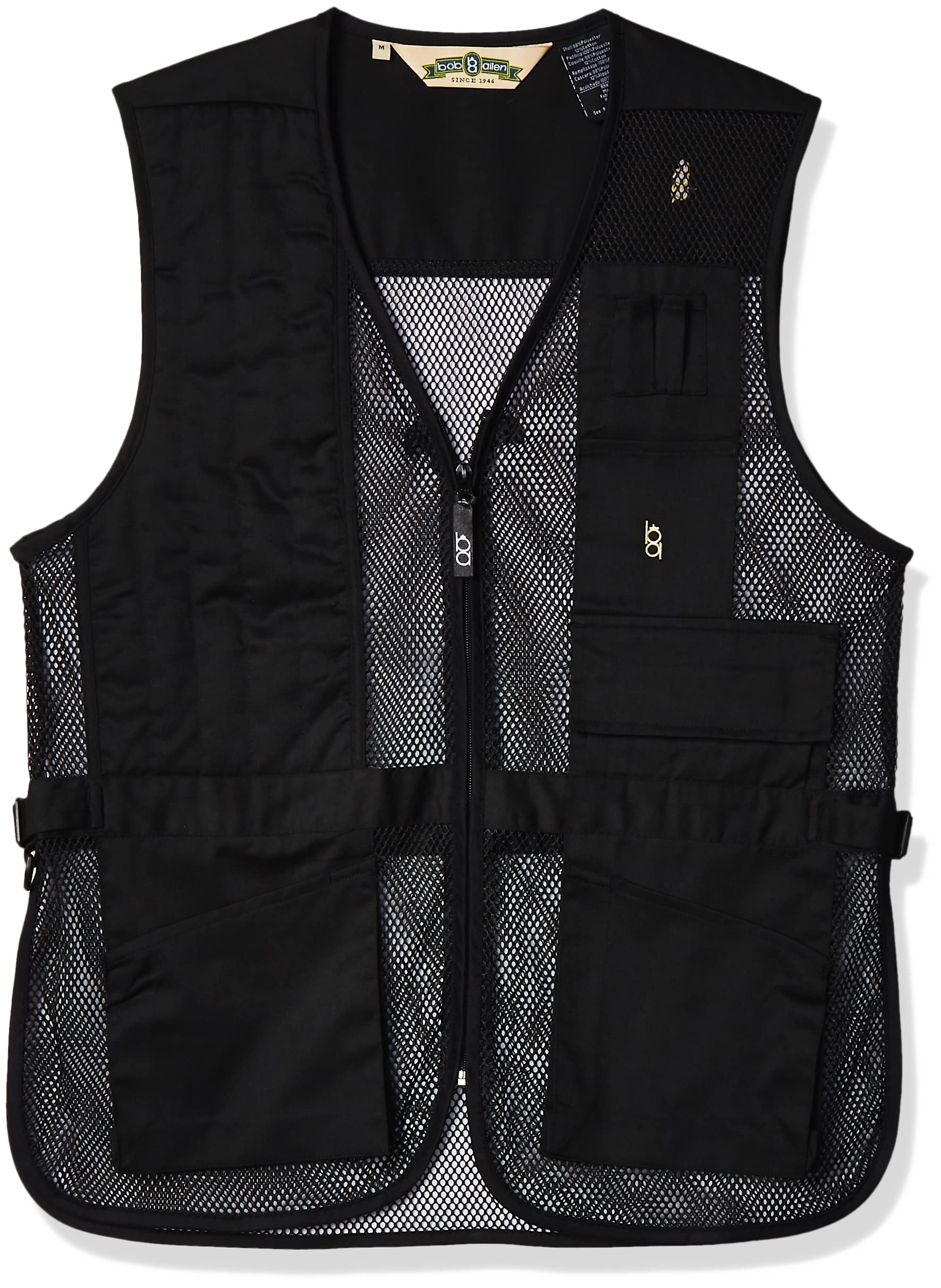 Boyt Harness Bob-Allen Shooting Vest, Right Handed, Black, Large