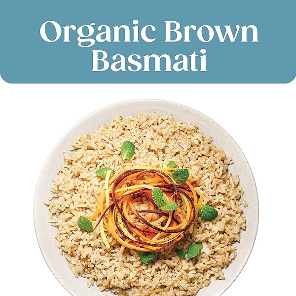 SEEDS OF CHANGE CERTIFIED ORGANIC BROWN BASMATI RICE, ORGANIC FOOD, 8.5 OZ POUCH