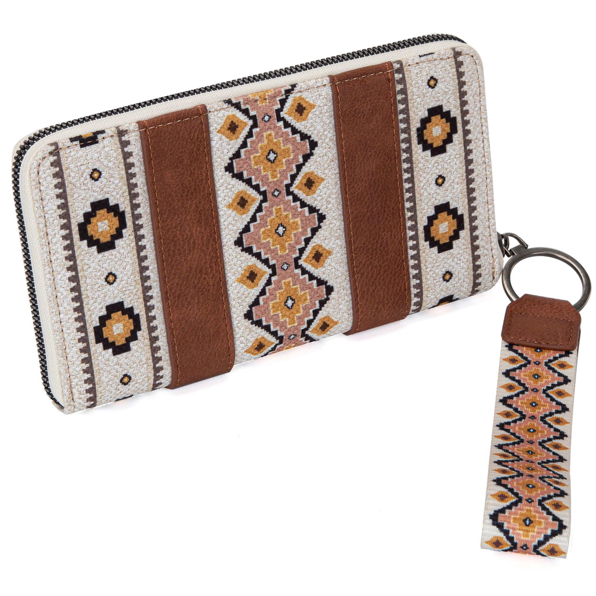 × Wrangler Wristlet Western Wallet Boho Aztec Credit Card Holder for Women