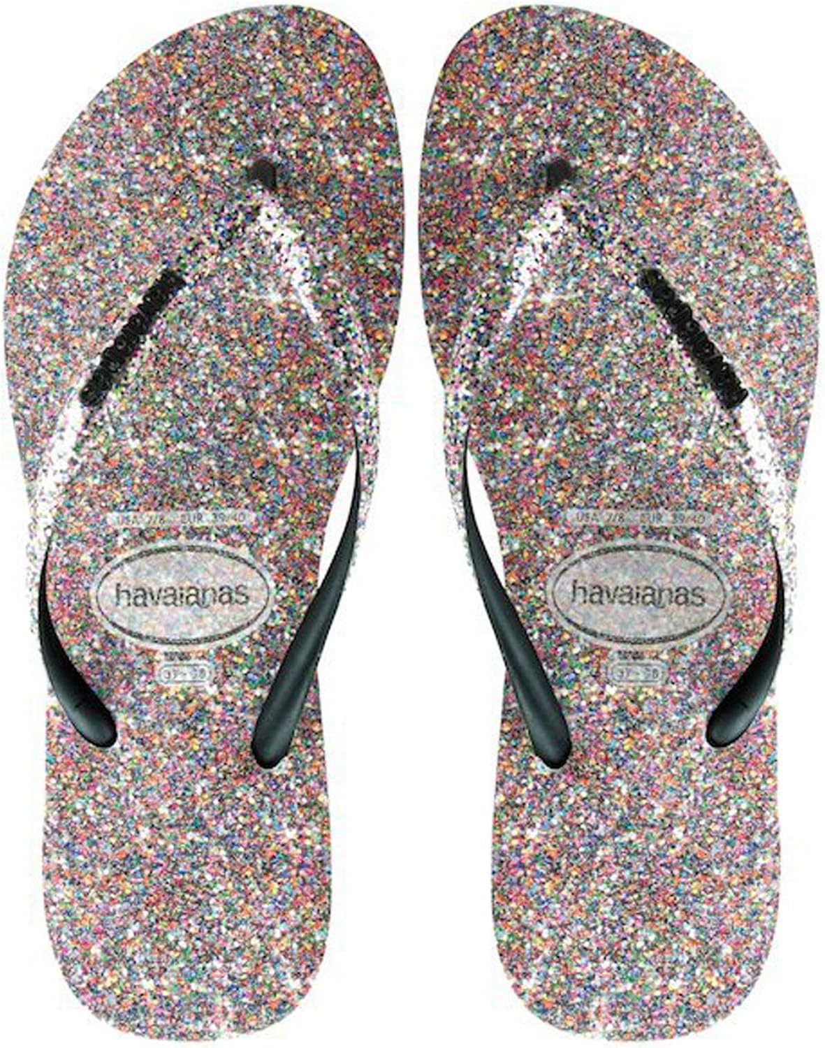 sparkly havaianas flip flops