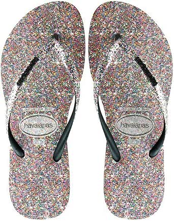 multi glitter havaianas