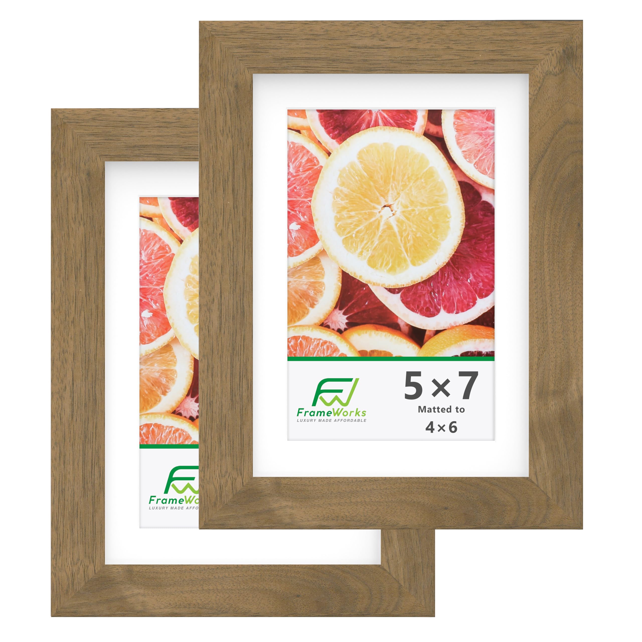 FrameWorks 2-Pack, 5x7 Matted to 4x6 Picture