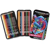 Prismacolor Premier Colored Pencils, Soft Core, Assorted Colors, 24 Count - Durable, Vibrant, Ultra-Smooth, Adult Coloring, Drawing, Sketching, Arts &amp; Crafts