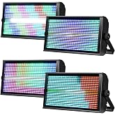 Betopper 260W Matrix Strobe Effect Light,RGBW Stage Light-4 Packs | 768x0.2W RGB LEDs+112x1W White LEDs,Pixel Mapping/Zonal Control For DJ Party Uplighting,DMX512/Auto/Sound/Master-Slave/RDM
