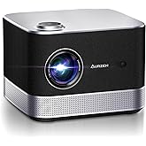 3-in-1 Projector 4K Supported, AURZEN BOOM 3 Smart Projector with WiFi and Bluetooth, 3D DoIby Audio & 36W Speakers, Auto Foc