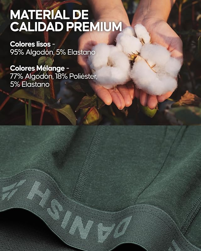 Cuecas Masculinas Multicoloridas, 6 Pack, XL