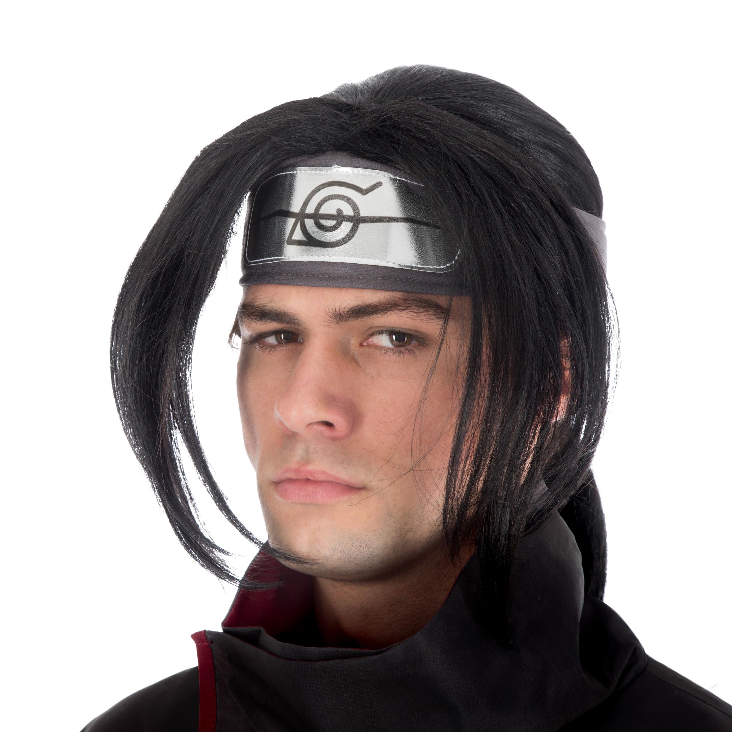 Chaks Naruto wig Itachi Uchiha costume accessory black