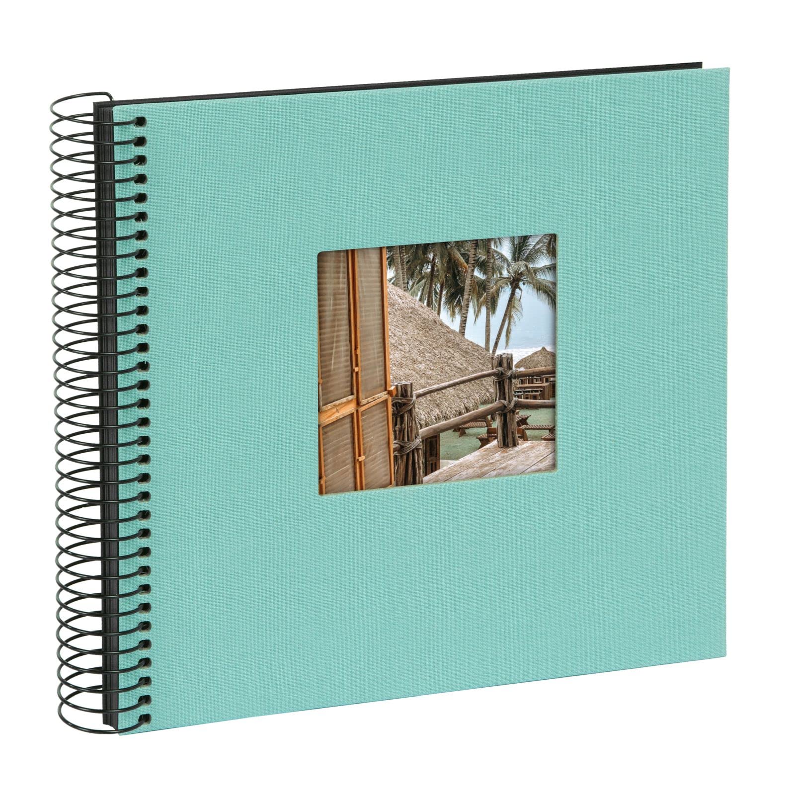 goldbuch Spiral Album, Aqua (Black Sides), 20 x 20 cm