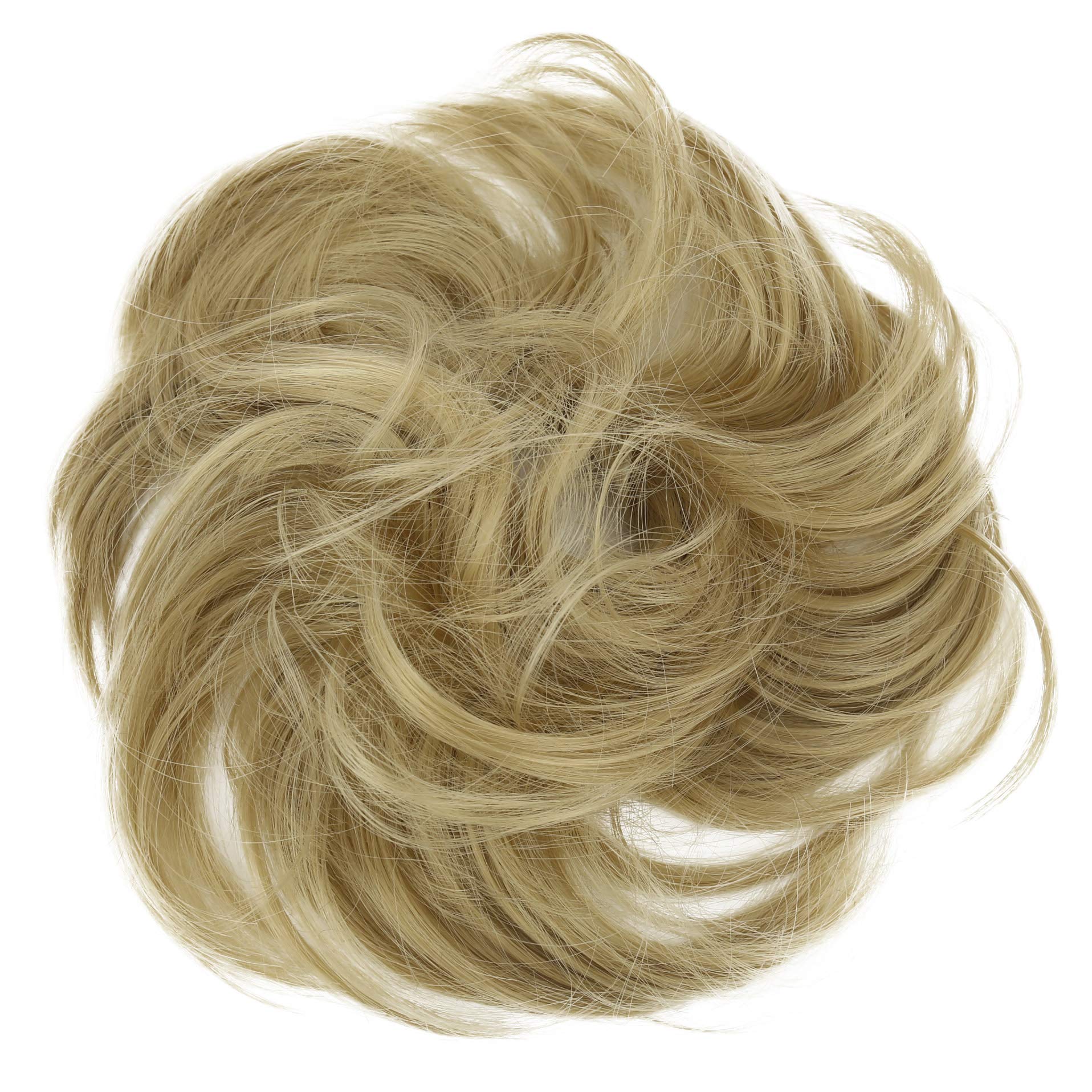 CAISHASynthetic Fiber Hairpiece Scrunchie Scrunchy Updo Slightly Wavy Blonde G29B