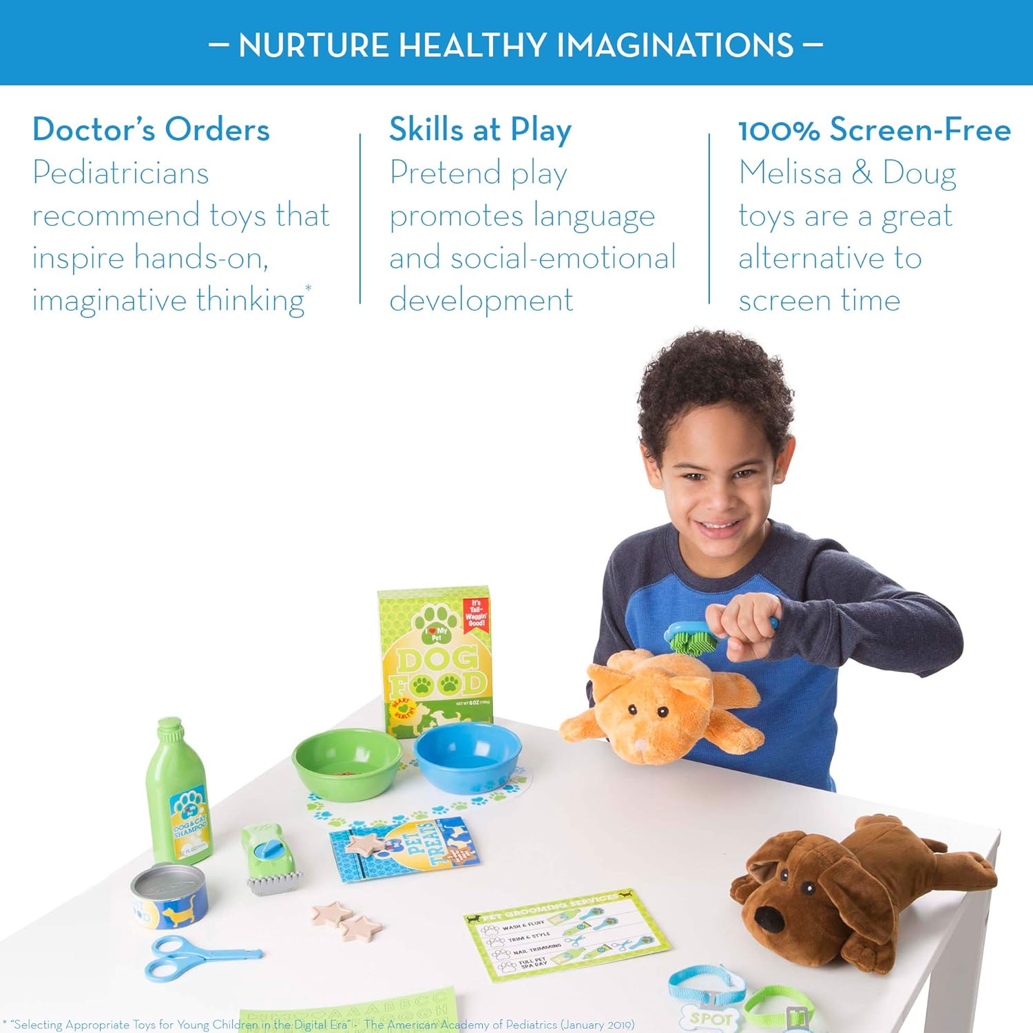 melissa and doug pet care set