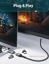 JSAUX DisplayPort to HDMI Adapter 2 Pack 4K@30Hz Dual Monitor Plug & Play view 4