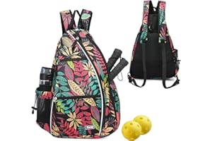 Sucipi Pickleball Bag Pickleball Backpack for Women Men Pickleball Paddle Backpack Reversible Pickleball Paddle Bag Pickleball Rackets Bags for Ladies