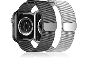 Milanese Loop Compatible with Apple Watch Band 40mm 41mm 38mm 44mm 45mm 49mm 42mm iwatch band Women Men,Stainless Steel Mesh 
