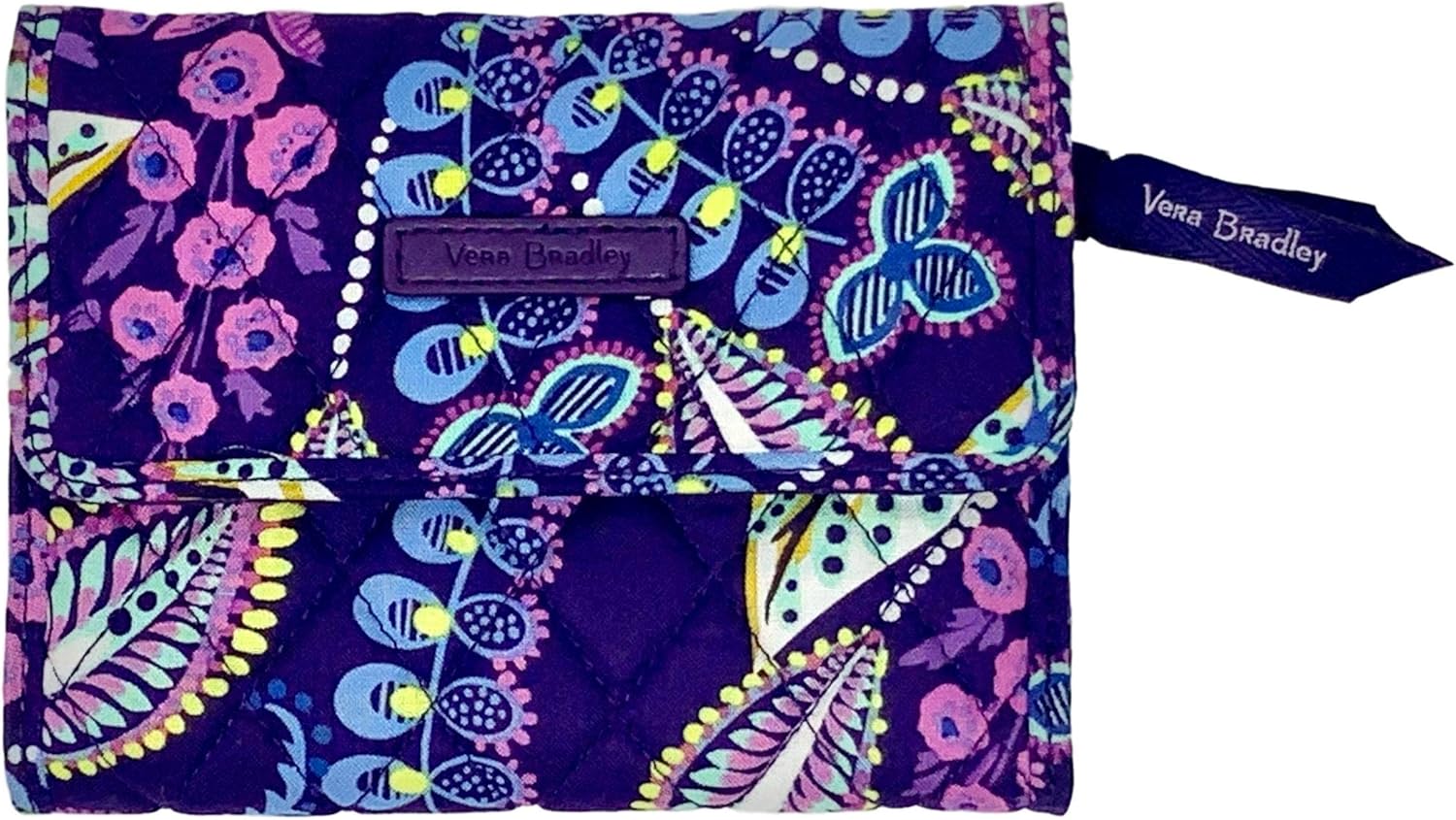 Vera Bradley Women's Euro Wallet, Batik Leaves at Amazon Women’s