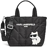 KARL LAGERFELD womens Voyage Tote Bag With Adjustable Strap