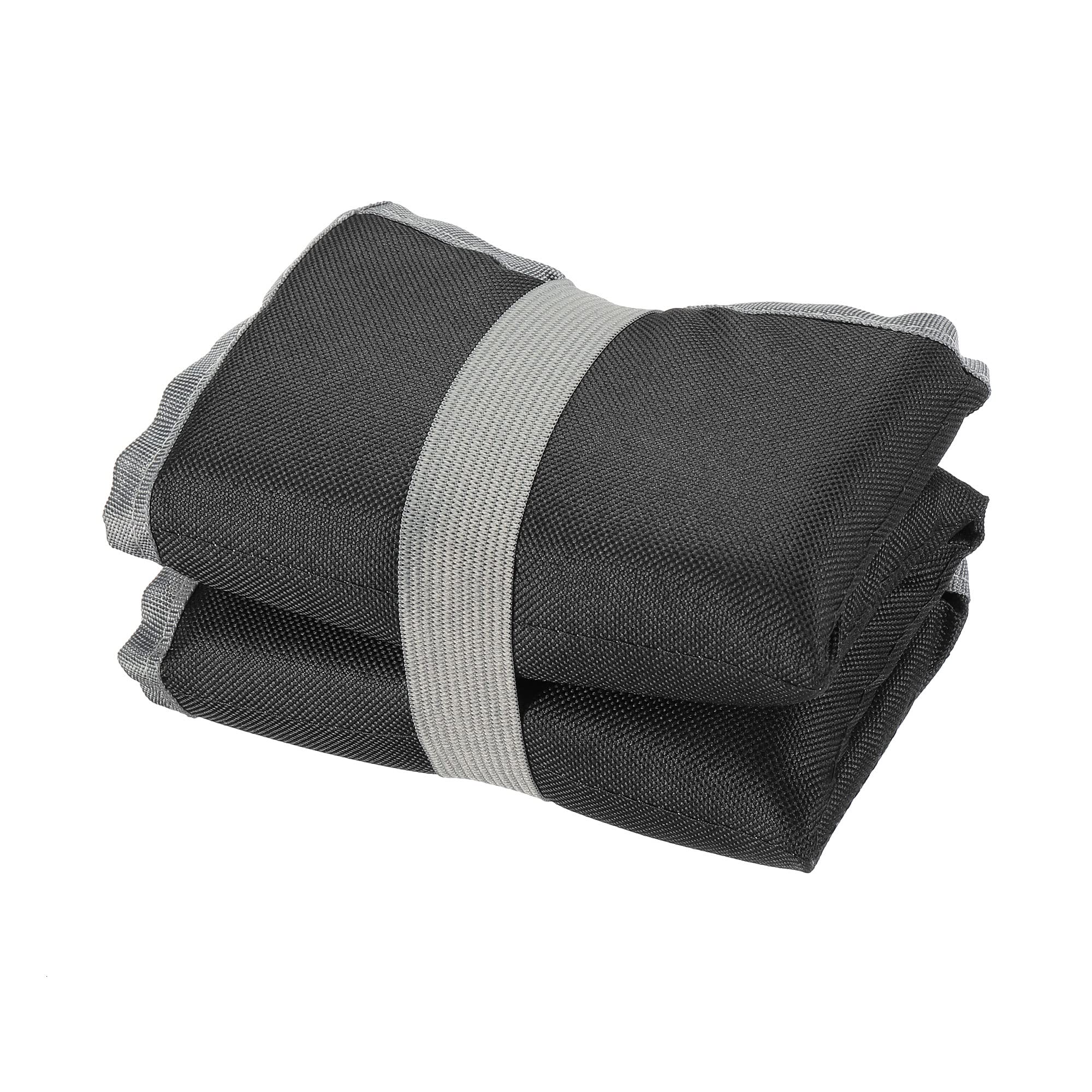 PATIKIL 15.4 inch x 11.6 inch Camping Foam Pad, Waterproof Foldable Oxford Cloth Sitting Mat for Hiking, Backpacking, Outdoor Activities, Black