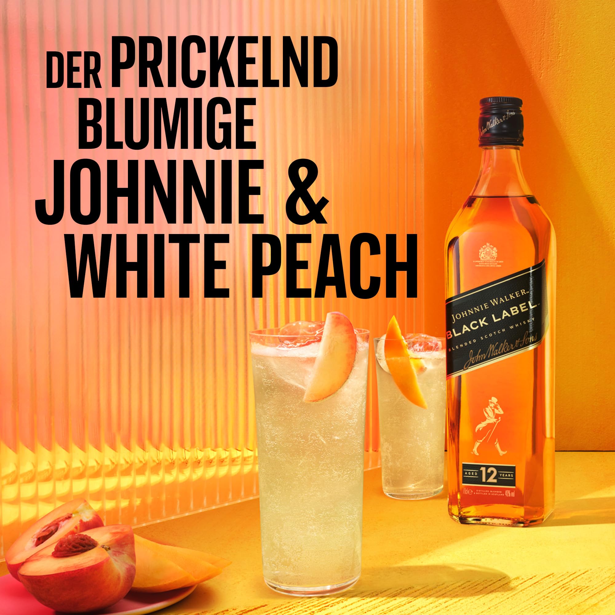 Johnnie Walker Black Label 12 Jahre, Blended Scotch Whisky, klassisch, Geschenkidee für genussvolle Abende zu Hause & mit Freunden, 40% Vol, 700ml 8