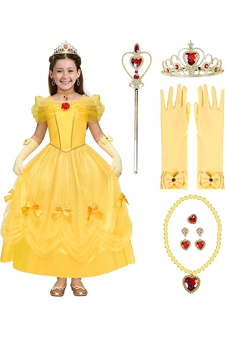 Princesas Disney Disfraz De Bella Prestige Para Niu00f1a La