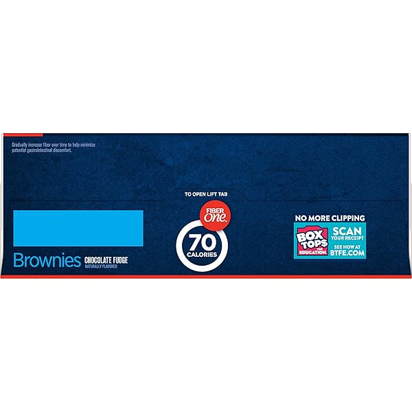 FIBER ONE BROWNIES, CHOCOLATE FUDGE BROWNIE, 90 CALORIE BAR, 12 CT, 10.6 OZ