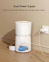 Faroro Automatic Cat Feeder 4L with Timer up to 6 Meals Daily view 5