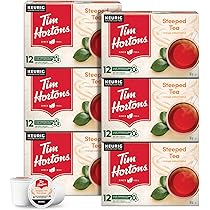 Tim Hortons Steeped Tea K-Cups - 2 Boxes (60 Total) - Keurig Compatible - Canada Pods
