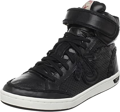 perf skater black safety trainers