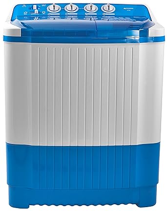 Micromax 8.5 kg Semi-Automatic Top Loading Washing Machine (MWMSA855TVRS1BL, Aqua Blue)