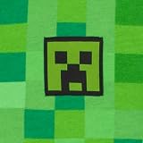 Minecraft Hoodie Boys Zip Up Green 7-8 Years 100% Cotton view 8