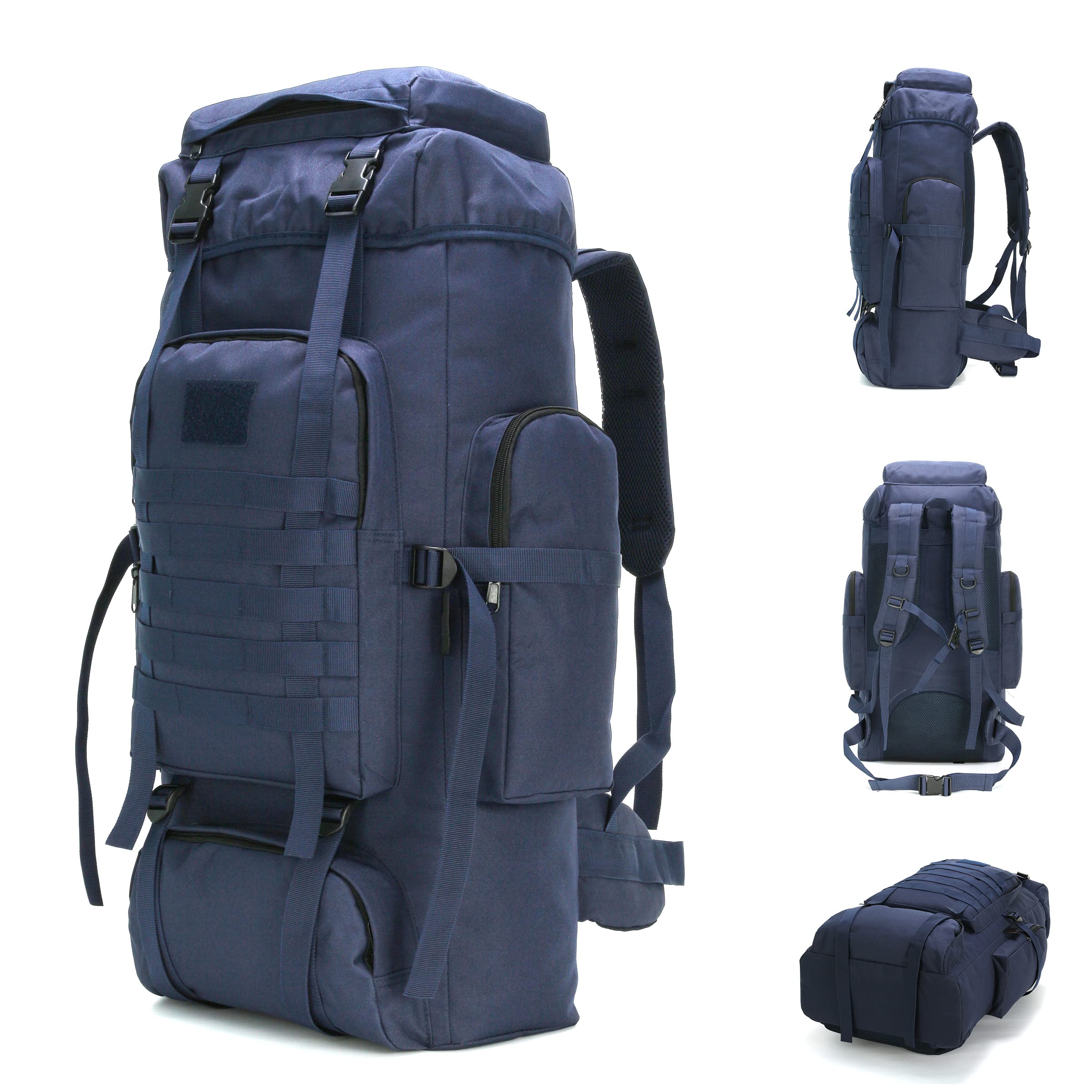 BNMJVJL 70L Hiking Backpack Military Tactical