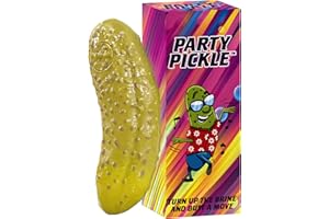 DR DINGUS Party Pickle - 30 Second Dance Party - 10 Original Music Beats - Press Button - Family Friendly for Class, Office, Gift, Making Friends