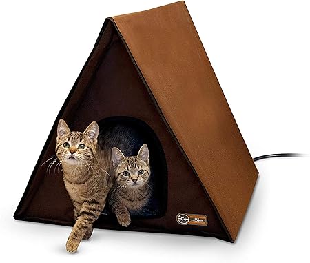 heated cat house amazon