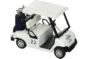 KiNSFUN Golf Cart 4½" Die Cast Metal Model Pullback Action Toy