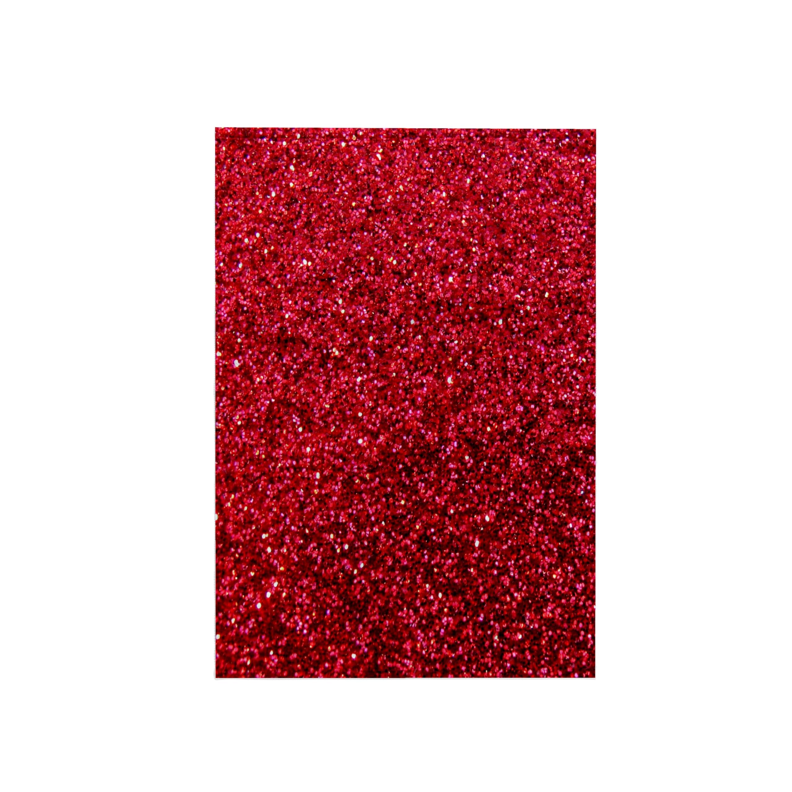 3dRose "Red Faux Glitter, Photo of Glittery Texture, Glam Matte Sparkly Bling, Glam Bold Stylish Girly Towel, Polyester/Cotton, White, 15 x 22-Inch