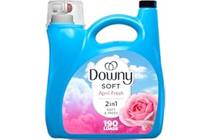 Downy Soft, 2 in 1 Soft and Fresh Liquid Fabric Softener, April Fresh, Fabric Conditioner Liquid provides softness and freshn