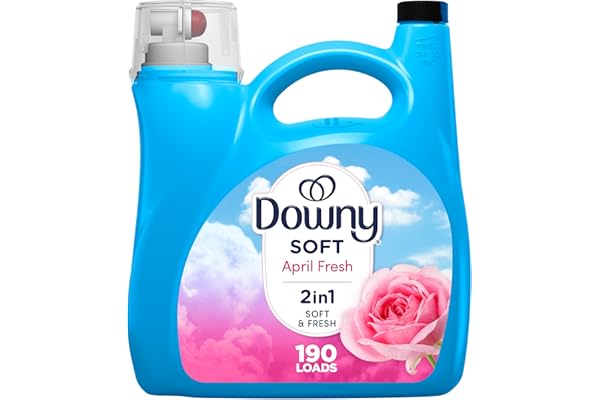 Downy Soft, 2 in 1 Soft and Fresh Liquid Fabric Softener, April Fresh, Fabric Conditioner Liquid provides softness and freshn