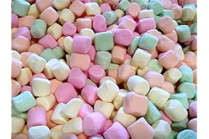 EMPORIUM CANDY TASTY TREATS FOR THE TUMMY Fruit Flavored Mini Marshmallows - 10 oz of Assorted Orange Lemon Strawberry Lime Fresh Delicious Colorful Marshmallows