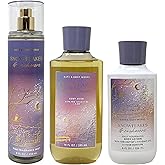 Bath & Body Works - Snowflakes & Cashmere - Daily Trio - Gift Set - Shower Gel, Fine Fragrance Mist and Body Lotion – (Packaging Varies)