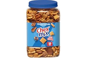 Chex Mix Traditional Original Recipe Snack Mix, Snacks, Tub, 20 oz
