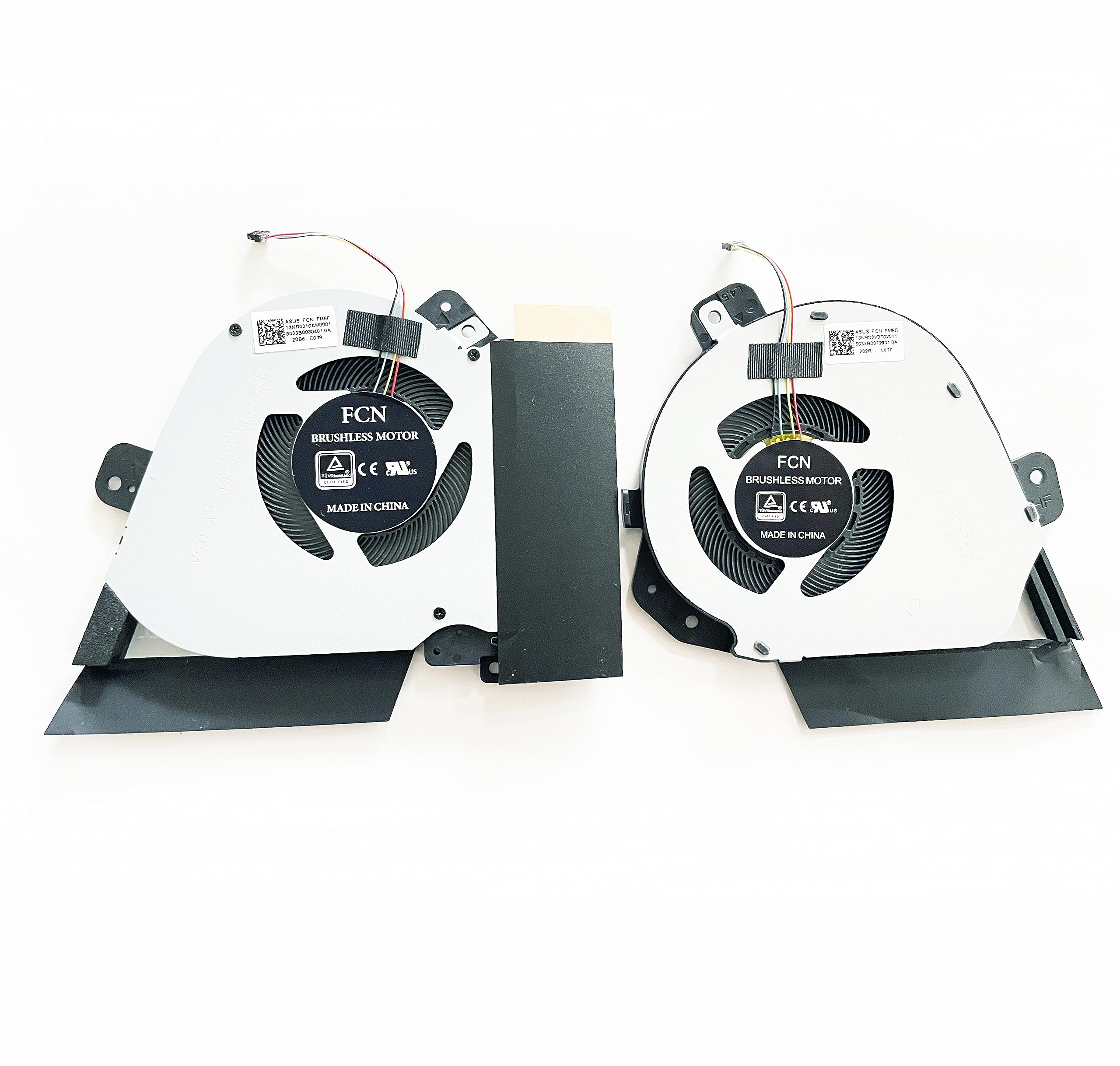 Fleshy Leaf Replacement CPU+GPU Cooling Fan for ASUS ROG GA502 GA502I GA502IU GA502DU GA502IV GA502D GA502DU-BR7N6 GU502DU GU505DU GX505D GX505DW GX505DV GA505 DC5V Series FM6F FM6D