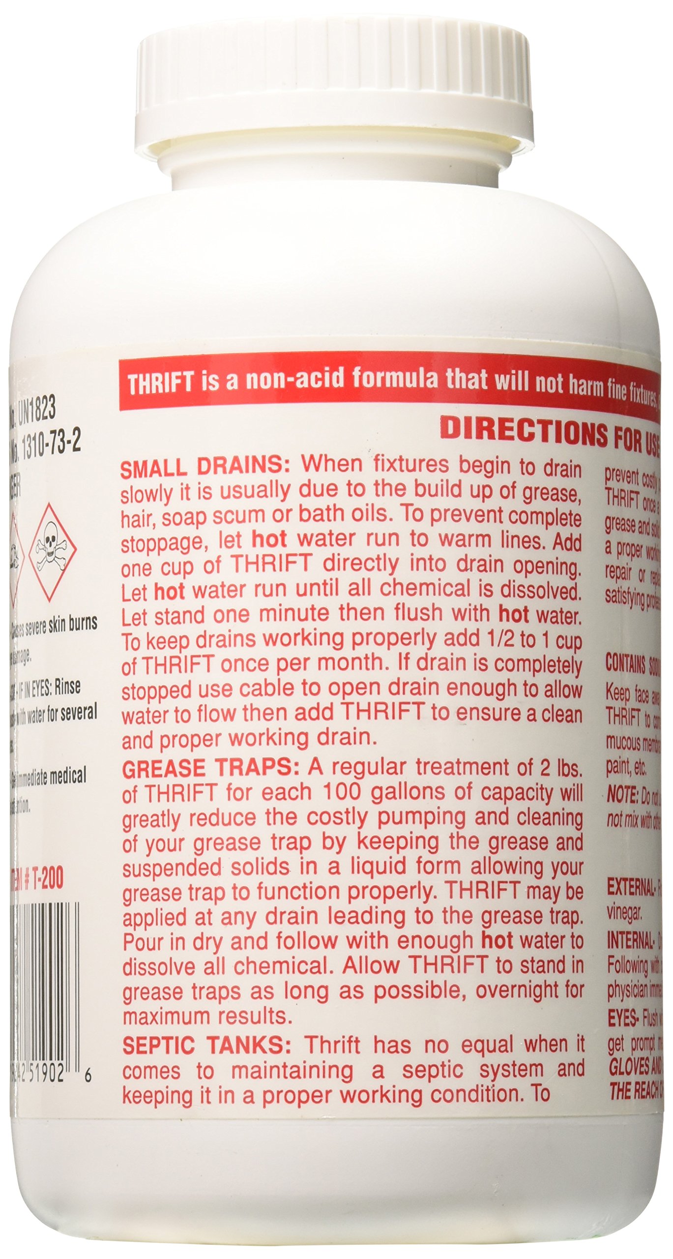 Thrift MARKETING GIDDSTY0400879 Drain Cleaner 2 lb eBay