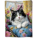 Ti Caldi Cute Cat Blanket, Soft Fuzzy Kitten Flannel Throw Blanket for Couch, Bed, Travel & Home Decor, Lightweight Cozy Warm Blankets for Adults Kids Men Women 60×50 in