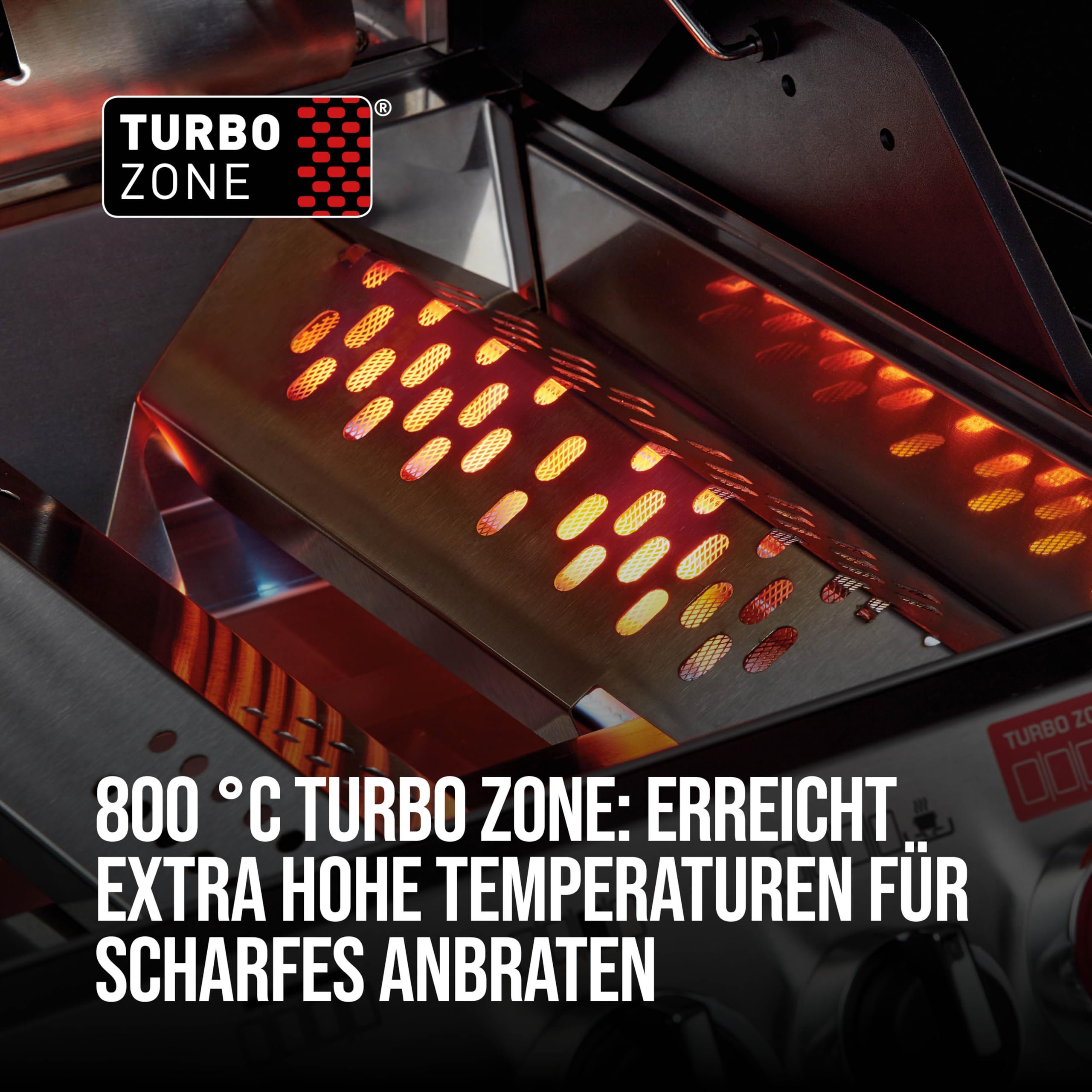 Enders® Gasgrill MONROE PRO 4 SIK TURBO, 4-Edelstahlbrenner, Seitenkocher, Infrarot-Backburner, PanoVision Sicht, HEAT RANGE™-Brenner, SWITCH GRID™, 800 °C TURBO ZONE™, SIMPLE CLEAN™ #8378 3