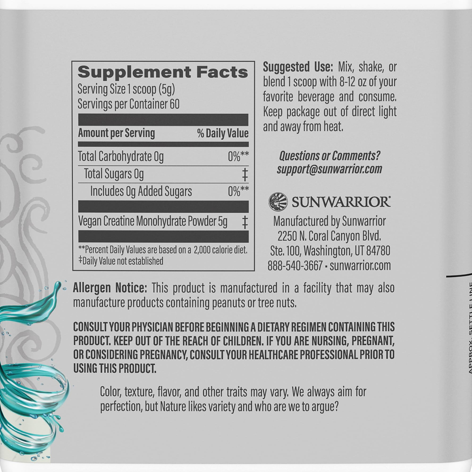 Creatine Monohydrate Powder Micronized PreWorkout Recovery Supplement | Support Muscle Building Strength Training Cognition | Vegan & Keto Friendly Easily Mixes (60 Serving) Unflavored Active Creatine
