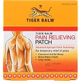 Tiger Balm Pain Relieving Patch, 5 Count | Medicated topical patch for pain relief, skin care use, packaged as a single pack, made in Malaysia