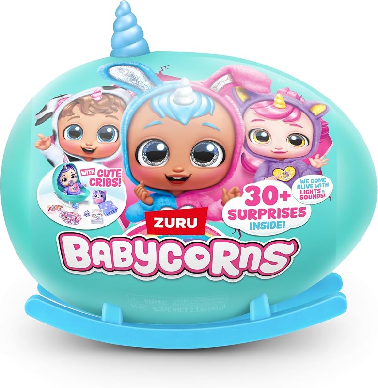 Babycorn Bambolina interattiva Serie 1 Large, 35 cm, di ZURU con luci e suoni, bamboline magiche, sorpresa, spacchettare, bambine, bambole, storia, Bunny, Bobbie — foto 2 di 8