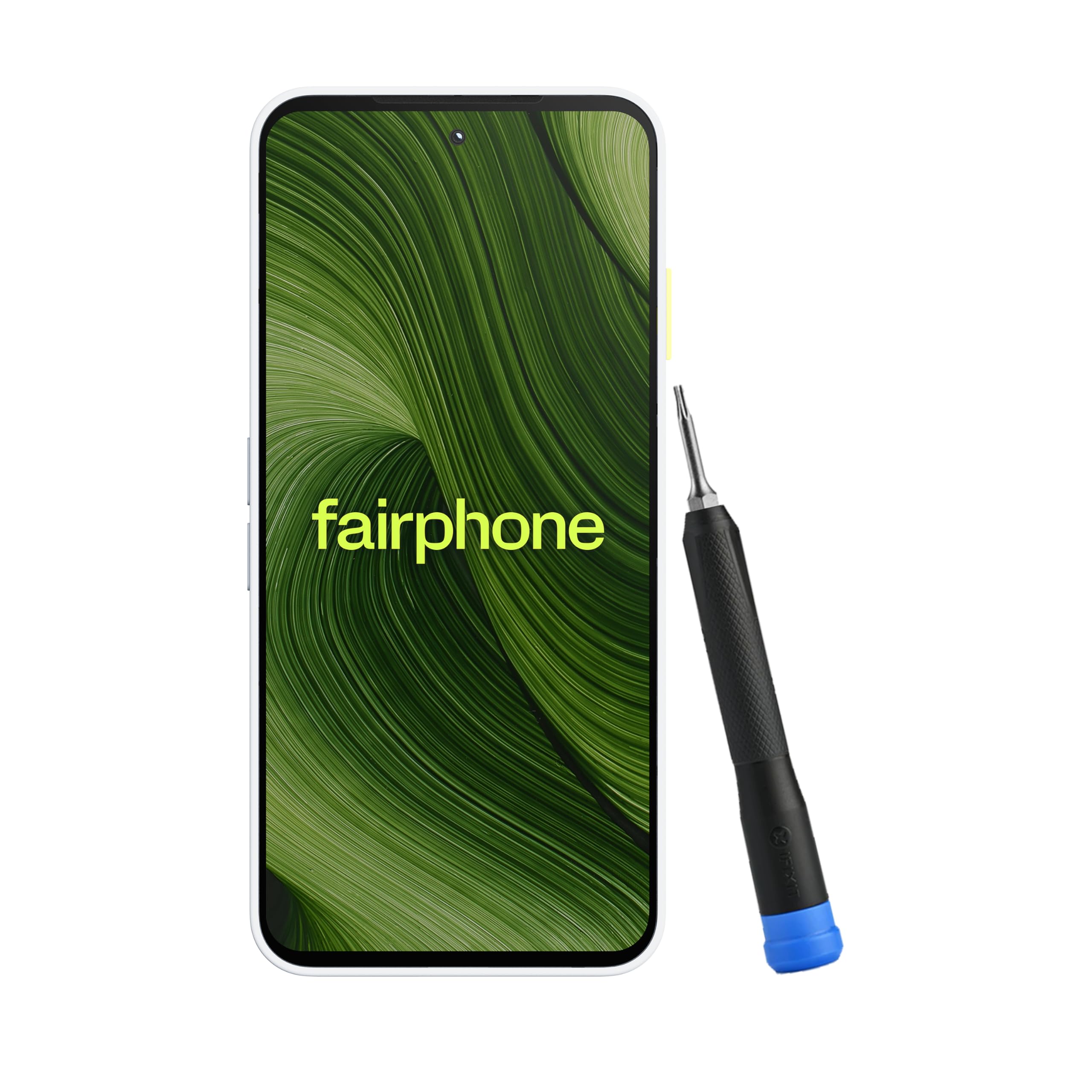 Fairphone Gen. 6 (reparierbares, nachhaltiges und langlebiges Smartphone (6,31"-Display, 50-MP-Dual-Kamera, 8GB/256GB, 4415 mAh, Android 16)) inkl. iFixit Schraubendreher